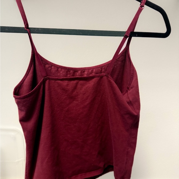 Vintage Victoria’s Secret Burgundy Bedazzled Embellished Women's Tank Top - Picture 2 of 3